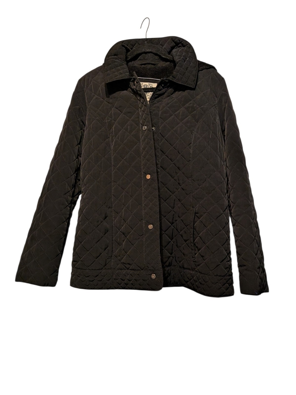 Esprit Quilted Black Utility Jacket